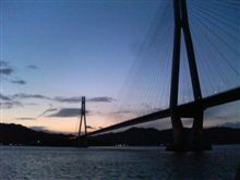 生口島　多々羅大橋の夜景
