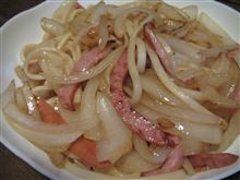 今日のディナーは、石丸うどん乾麺　焼きうどん