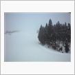 雪山に客人が！