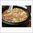 今日のディナーは、赤坂「湧の台所」麻婆豆腐と刀削麺