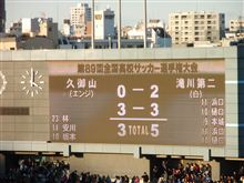 高校サッカー決勝 久御山高校対滝川第二高校 高校サッカー決勝 久御山高校対滝川第二高校