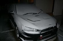 ♪気がつくと・・・雪景色(^^;　浜松きてからはじめてだ！
