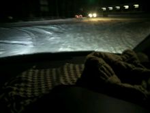 雪道を………｡