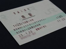 硬券ではないんですが・・・。