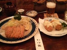 夕食も贅沢…♪　銀座　かつ銀