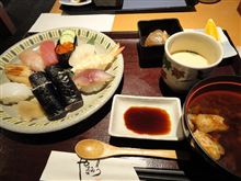 やまみつの寿司ランチ