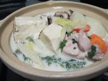 今日のディナーは、スマ僧手作り　飛鳥鍋