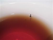 今日のディナーは、「古月」大紅袍 茶柱立った！＾＾