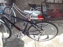 自転車にかごをつける