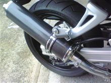 SV400のサイレンサー交換 SV400のサイレンサー交換