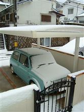 朝から雪・ゆき・ユキ