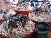 日本蕎麦の昼食
