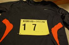 明日はハーフマラソンの日
