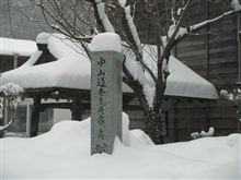雪の奈良井宿