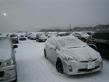 プリウス・雪・スキー場
