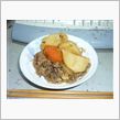 夕食　（卵使ってないよ・・・）