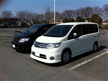 出先の駐車場で