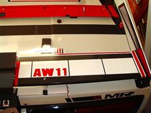 只今、AW１１は、ウィングは　こんな感じでに、。