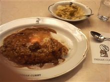 遅い昼食 インディアンカレー