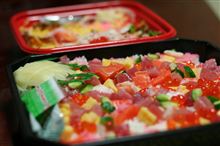 菜の花ちらしと海鮮ばらちらし寿司