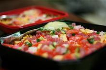 菜の花ちらしと海鮮ばらちらし寿司