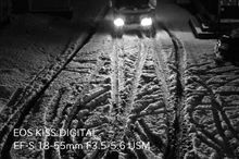 地震の後は雪に～