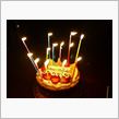 お誕生日　始終臭い男に　（笑）