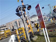 地震の跡。