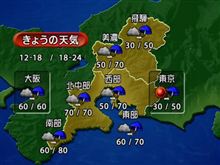 天気が崩れそう　　３／１４（月）