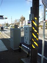 停電中でも消えない信号機