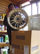 ☆　新車のエボⅩに装着するＲＥ３０よ♪　☆