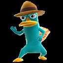 我が家の新たな人気キャラ・・・エージェントＰ(*&#39;▽&#39;*)♪