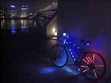 LEDテープ仕様ロードバイク