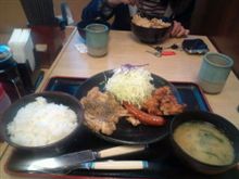 やっと朝飯…