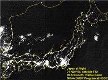 光る日本列島