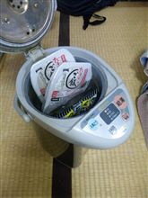 電子レンジがなくても電気ポットがあるじゃないか(^O^)g