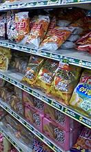 商品陳列棚に菓子が帰ってきた