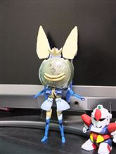 例のウサギ、製作中