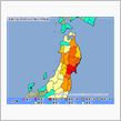 震度６強　最大の余震