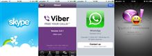 Skype,Viber,WhatsApp,Yahoo messenger。。。。