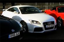 Video: Fifth Gear tests Audi TT RS vs. Porsche Boxster S and Nissan 370Z 
