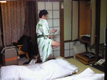 お早い就寝。