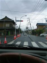 千葉県我孫子市の被災地通過