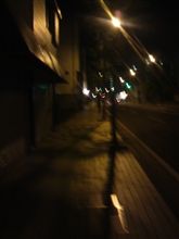 久々に帰り道