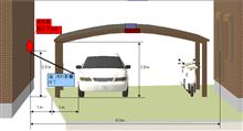 車とキッチン換気扇が近い・・・さてその影響は？