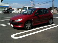 プントエヴォの代車がきた