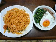夕飯・・・