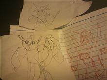 記憶を頼りにガンダムを描く