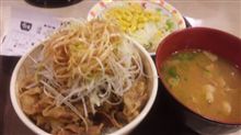 白髪ねぎ牛丼