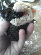 タケノコ御飯のめはり寿司 タケノコ御飯のめはり寿司